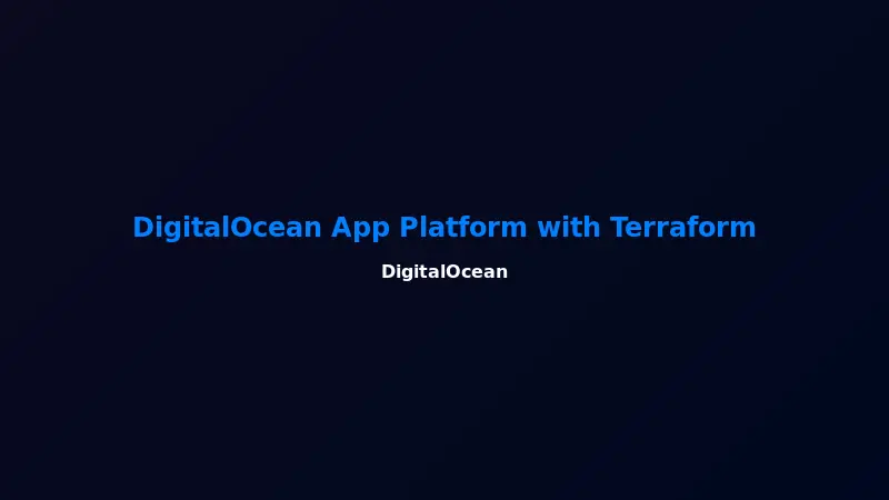 DigitalOcean App Platform with Terraform
