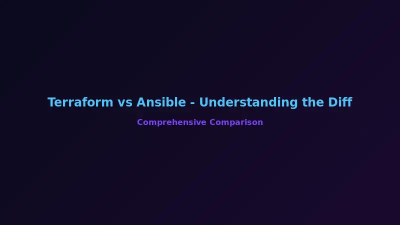 Terraform vs Ansible - Understanding the Differences