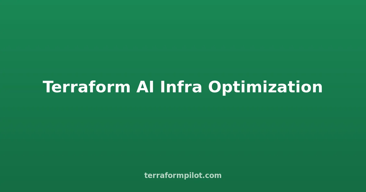 Terraform for AI Infrastructure Optimization: Cost-Efficient Model Deployment on AWS