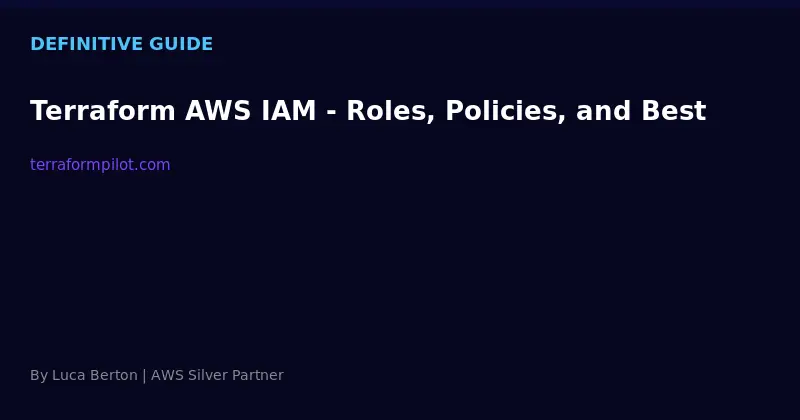 Terraform AWS IAM - Roles, Policies, and Best Practices