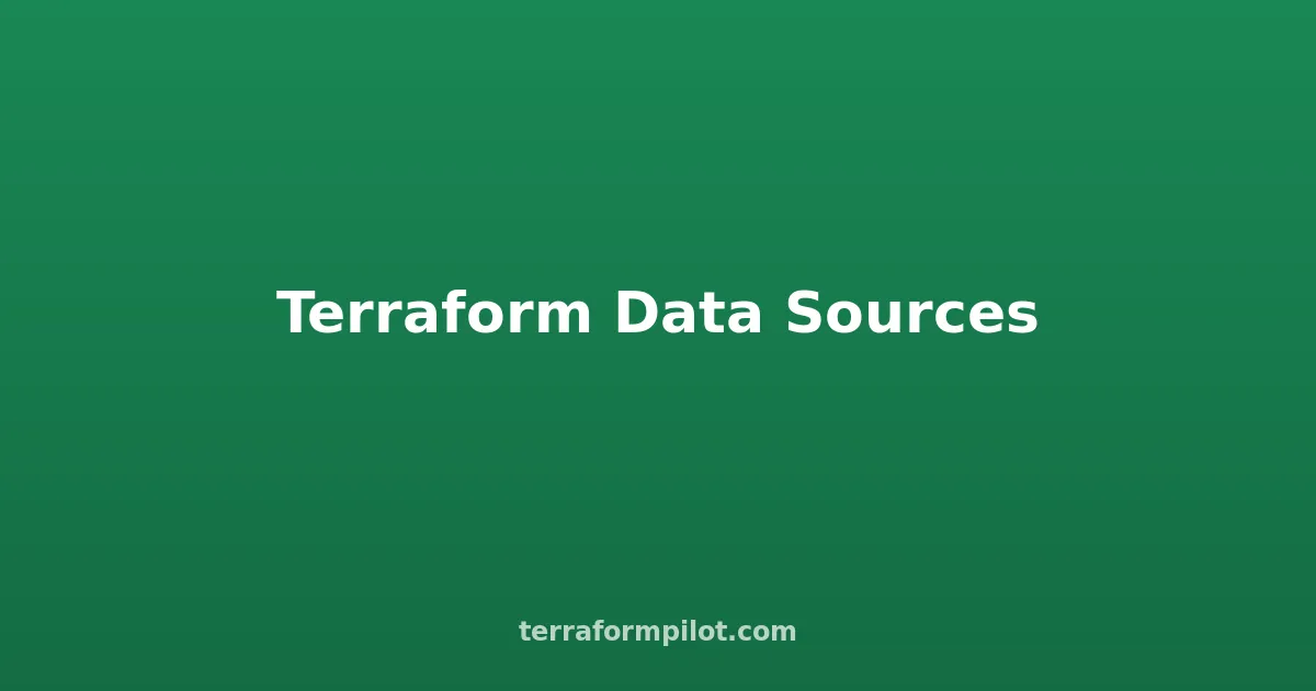 Terraform Data Sources Explained: Read External Information